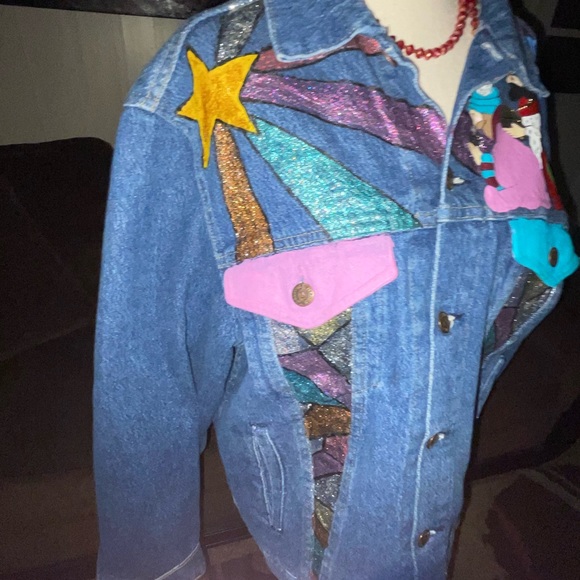 Bristol Blues • Nativity Theme • Large • Blue • Jean • Denim • Jacket - Picture 4 of 12